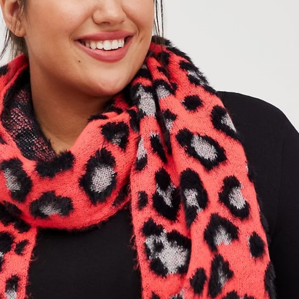 🆕️🧣BLANKET SCARF - LEOPARD MAGENTA🧣